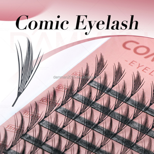 <span class=keywords><strong>3</strong></span> Style Comic Eyelash 12 Rangs Volume Lash Extension Mix Longueur D Curl Natural Eyelash OEM ODM Private Label - Product Image 5