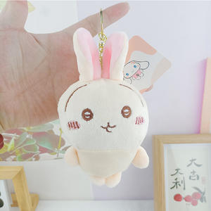 Portachiavi giapponese Chiikawa Jikawa ciondolo morbido peluche coniglio bambola fodera in rete - Product Image 2