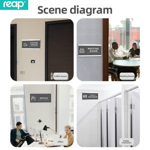 Reap 3173 Manda 210*90mm Aluminium Acrylique Bureau Badge Intérieur <span class=keywords><strong>Mural</strong></span> Autocollant <span class=keywords><strong>Porte</strong></span>-Panneau Affichage INFO Affiche <span class=keywords><strong>Porte</strong></span>-<span class=keywords><strong>Porte</strong></span> - Product Image 5