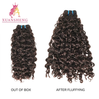 Offre Spéciale : Lots de Cheveux Bouclés Cambodgiens Remy, Alignés dans le Sens de la Cuticule, Double Trame Faite à la Machine, Cheveux Humains Vierges Bruts, 100g