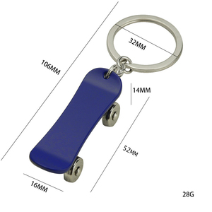 Wholesale Creative Promotional Gift Scooter <strong>Shape</strong> Metal <strong>Keychain</strong> for Promotion Gift Skateboard Keychains - Product Image 6