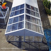 Cadre en aluminium 6m x 10m tentes d'extérieur pour événements tente chapiteau transparente pour fête