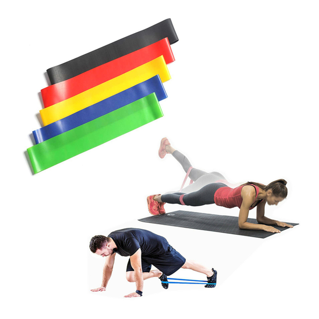 Best Selling Fitness Accessories Good Price China Supplier OEM Yoga Room Sports Latex Exercises Mini Loop Resistance Bands Set