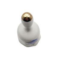 Cloche en céramique porte-clés métal dîner cloche et cloche empreinte poterie et émail souvenir cadeau