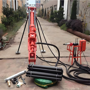 מקדחת <span class=keywords><strong>DTH</strong></span> פנאומטית, מקדחת סלע קטנה משולבת לכרייה ועיגון - ציוד קידוח בורות מונע באוויר - Product Image 1