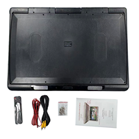 Moniteur de toit de voiture rabattable de 24 pouces, IPS, télécommande, résolution 1920x1080, Android 12, 2+32G, 12V, WiFi, USB, grand écran