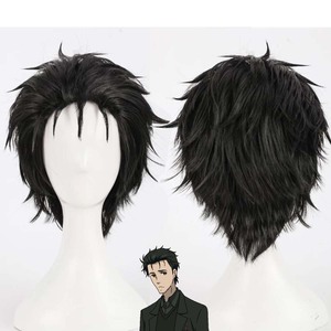 วิกผมสีดำผู้ชายสีดำคอสเพลย์ Okabe rintarou จาก AOKG-186 - Product Image 1