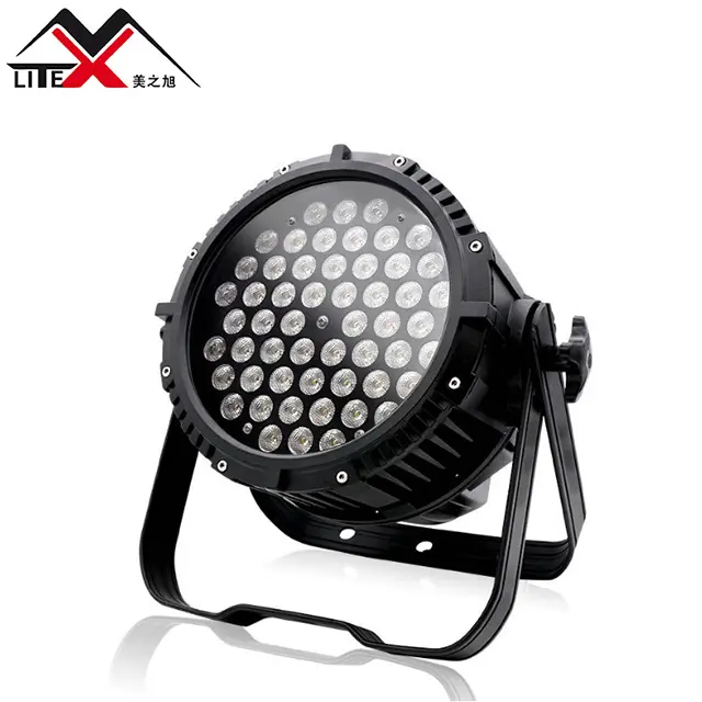 Outdoor led colorful 54x3w RGBW waterproof led par stage light