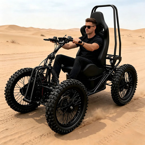 Scooter électrique tout-terrain robuste 4x4, moteur 5000W, batterie 60V 50Ah, pneus de 20 pouces pour l'exploration en extérieur, mobilité Equad - Product Image 1
