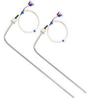 Sonde de température de capteur thermocouple pt100 en acier inoxydable à 3 fils de classe A pour autoclaves de stérilisation