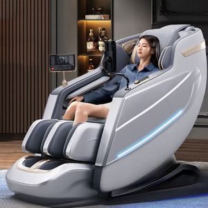 เก้าอี้นวดไฟฟ้า SL Track China Luxury High End 4D 3D Zero Gravity ยืดตัวได้ทั่วทั้งร่างกาย - Product Image 2