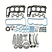 Kit de chaîne de distribution 53021290AA 53021291AF avec tendeur, guide, pignon, jeu complet de joints de culasse, joints de queue de soupape et joints de collecteur 3.7L 10-15