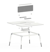 Greatway BAS-NTA Moderne Minimaliste Robuste Ergonomique Creative Steel Desk CEO Office Table Executive