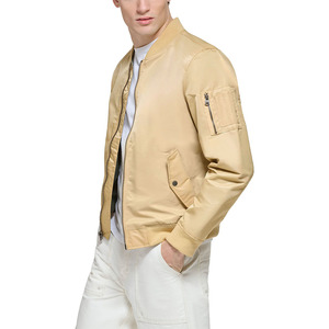 Chaqueta Bomber de Satén Personalizada para Hombre, Invierno 2026, Hecha en Pakistán, Ligera, con Cuello Alto - Product Image 3