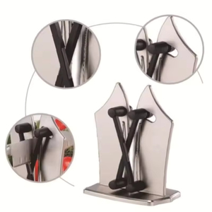 Afilador de Cuchillos de Cocina Ecológico LM al por Mayor, Herramienta de Afilado Fácil y Segura para Cuchillos de Chef y Damasco - Product Image 2