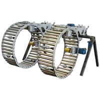 Machine de réparation sans tranchée pour canalisations d'égouts municipales, avec cage en spirale en acier et plastique DN300-5000 et bande de verrouillage pour système tuyau dans tuyau