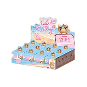 16 Scatole All'ingrosso MOETCH Anime Sanrio Hello Kitty Serie Let's Go to the Beach Peluche Sdraiati Blind Box Giocattoli da Collezione - Product Image 1