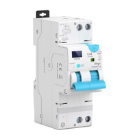 Disjoncteur intelligent WiFi ZigBee Type Graffiti 2P-C40 en cuivre, capacité de coupure 10kA, protection contre les fuites 230V/400V