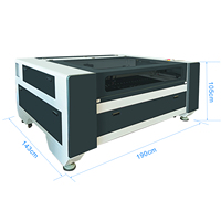 Máquina de Corte y Grabado Láser de CO2 FD 1390 para Acrílico, Madera, Contrachapado, Cuero, Plástico, Cristal, Goma, MDF, Refrigerada por Agua, Nueva, Ruida