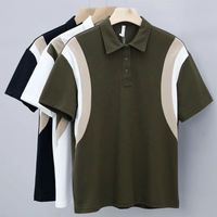 Chemise de golf tricotée à rayures avec fermeture éclair, design estival, multicolore, séchage rapide, haut tendance, vêtement décontracté pour l'extérieur
