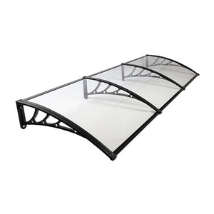 Auvent de porte et fenêtre <span class=keywords><strong>moderne</strong></span> sur mesure 60*60cm en alliage d'aluminium avec support en tôle solide pour la <span class=keywords><strong>maison</strong></span> - Product Image 3