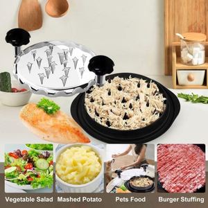 Popular Kitchen Tools 9.84 Inch Multifunctional Masher BPA Free Large Chicken <b>Meat</b> Shredder Tool Twist Chicken Shredder - Product Image 4