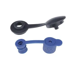 Factory Supply Custom Mold Dustproof Rubber End Cap Silicone Rubber Plug With Various Shapes And Colors