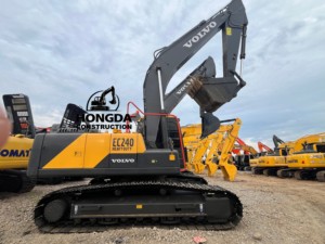 Excavatrice d'occasion d'origine Volvo EC240, moyenne 24 tonnes, pelleteuse sur chenilles d'occasion à vendre Excavadoras EC240 290 360 480 - Product Image 2