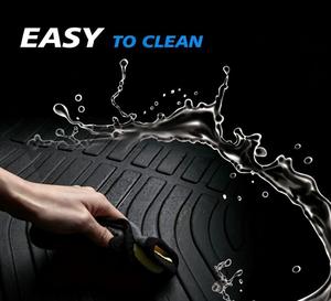 Tappetini Auto per Volkswagen <span class=keywords><strong>Tiguan</strong></span> 2009-2017, Set 3 Pezzi, Protezione per Tutte le Stagioni, Spessore 7 Pollici, Copertura Completa 3D Personalizzata, Nero - Product Image 6