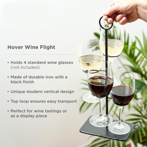 Exhibidor de Copas de Cóctel para 4 Copas, Soporte de Metal para Mostrador, Exhibidor de Copas de Vino - Product Image 3