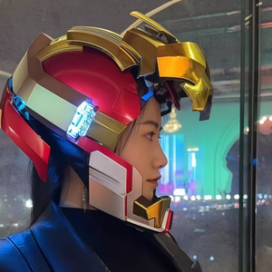 <span class=keywords><strong>Casco</strong></span> de <span class=keywords><strong>Iron</strong></span> <span class=keywords><strong>Man</strong></span> MK17 con Máscara Mecánica de Apertura Automática Controlada por Voz de Jarvis - Product Image 5