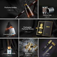 Flacon de parfum vide personnalisé avec logo, 30 ml, 50 ml, 100 ml, flacon de parfum en verre cristal, vaporisateur de parfum, flacon de cologne, flacons de parfum de luxe