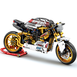 Motocicleta Juhang Zhenzuan M1000 Transfronteriza, Modelo de Ensamblaje de Motocicleta 99041, Bloques de Construcción, Adorno - Product Image 2