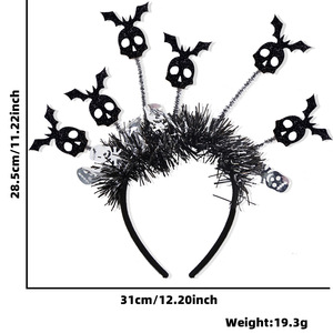 Diadema de Halloween <span class=keywords><strong>con</strong></span> Calabaza y Araña Peluda para Adultos y Niños, Accesorios de Disfraces y Fiestas Temáticas de Truco o Trato - Product Image 5