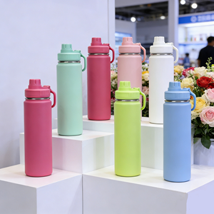 Bouteille isotherme en acier inoxydable 2026 pour sports <span class=keywords><strong>de</strong></span> plein air, bouteille d'<span class=keywords><strong>eau</strong></span> sous vide pour yoga et fitness, pour boissons froides et chaudes - Product Image 4