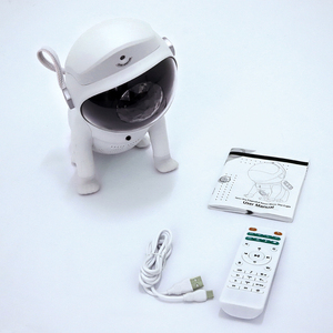 Offre Spéciale espace ciel étoilé Plug in cadeau bébé blanc bruit veilleuse maison intelligente musique projecteur astronaute chien lampe - Product Image 5