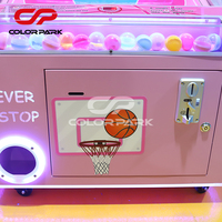 Parc coloré nouvelle machine d'arcade de basket-ball rose de divertissement de haute qualité pour les Offre Spéciale