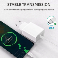 Chargeur 35W GAN avec interface Type-C PD3.0 12V/2.92A certifié CE FCC, spécifications US/UE pour téléphones mobiles/console de jeux/tablettes