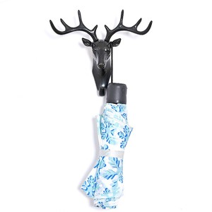 <strong>Wall</strong> Decorative Resin Deer Head Antlers Single <strong>Wall</strong> <strong>Hook</strong> Hanging <strong>Key</strong> <strong>Hook</strong> - Product Image 2
