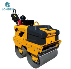 Rodillo de carretera pequeño 0,6 T de alta calidad, compactador de tambor pequeño, compactador vibratorio hecho en China - Product Image 1