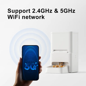 Nouveau produit : Distributeur de nourriture intelligent pour animaux de compagnie avec bouton de programmation, capacité de 6 L, distributeur automatique de nourriture, <span class=keywords><strong>alimentation</strong></span> à distance par Wi-Fi, distributeur intelligent pour chiens et chats - Product Image 6