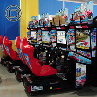 LeaderDream vendant une machine de jeu de course de voitures à écran Hd avec simulateur de vitesse fou et vidéo à pièces