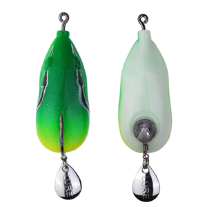 Esca da Pesca in Silicone per Acque Superficiali, 13g, Miglior Esca a Forma di Rana 3D per <span class=keywords><strong>Bass</strong></span> - Product Image 4