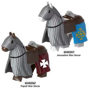 Figurine de <span class=keywords><strong>Chevalier</strong></span> Médiéval, Cheval de Guerre et Sanglier en Mini Blocs – Kit de Construction Éducatif pour Enfants - Product Image 4