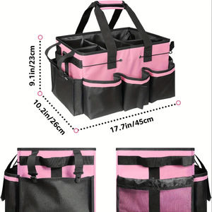 Sac de rangement portable minimaliste moderne pour outils de nettoyage, sac à dos bandoulière, sac de nettoyage manuel en tissu Oxford 600D - Product Image 4