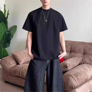 T-shirt Corta Oversize Personalizzata in Stile Estivo alla <span class=keywords><strong>Moda</strong></span>, di Alta Qualità, in Cotone 100% da 280g, Traspirante ed Ecologica, con Ricamo Solido - Product Image 2