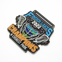Médaille de sport en métal à prix compétitif du fabricant, avec ruban souvenir gravé et émail personnalisé, pour récompense de la Ligue des Champions