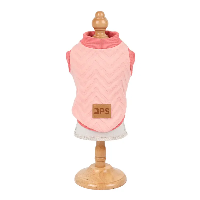 Cute Warm Jacket Luxury Pet Outfit Outerwear Sweater Coat Cotton Small Large Blank Vest Dog Clothes
