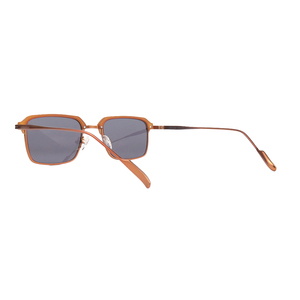 Gafas de Sol Retro con Protección UV, Montura Cuadrada, Lentes Degradadas, Estilo Viaje, Logotipo Impreso, para Hombre y Mujer - Product Image 5