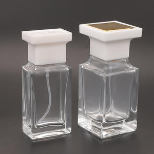 Botella de Perfume Recargable de Vidrio de Alta Calidad de 30ml 50ml, Botella de Muestra de Perfume de Estilo Lujoso para Viajes y Uso Diario - Product Image 1